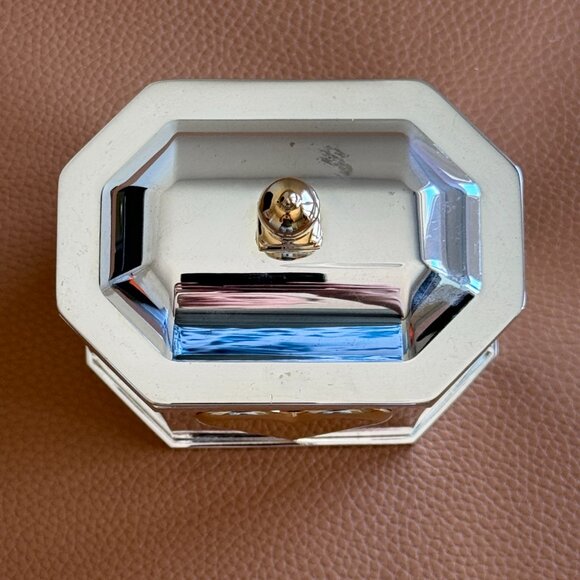 NEW - Lenox Silverplate Wedding Promises Octagonal Heart Box - Picture 3 of 6